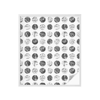 Okenska folija vitraž za zasebnost Marmorna eleganca