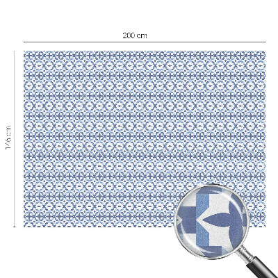 Dekorativna folija za steklo vitraž Modri ​​mozaik