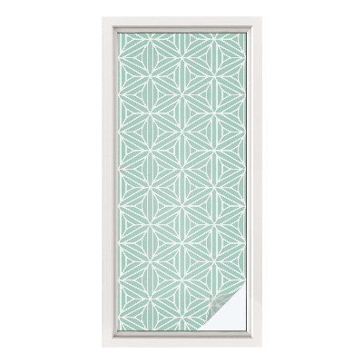 Okenska folija vitraž za zasebnost Harmonična struktura