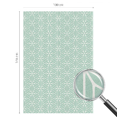 Okenska folija vitraž za zasebnost Harmonična struktura