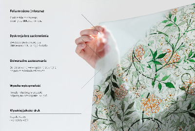 Okenska folija vitraž za zasebnost Harmonična struktura