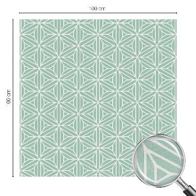 Okenska folija vitraž za zasebnost Harmonična struktura