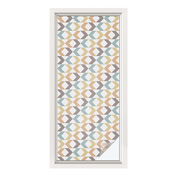 Folija za okna proti soncu Geometrijski rombi