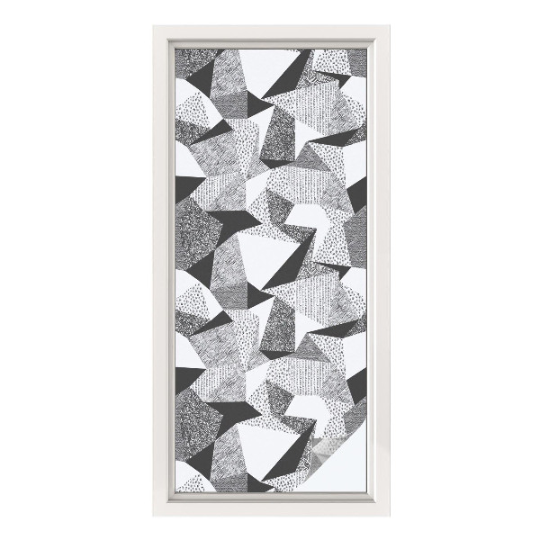 Dekorativna folija za steklo vitraž Geometrijske figure