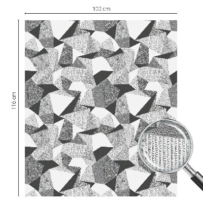 Dekorativna folija za steklo vitraž Geometrijske figure