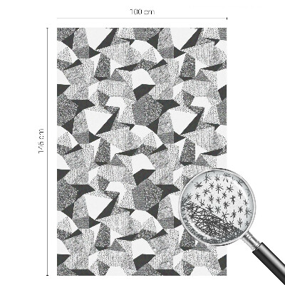 Dekorativna folija za steklo vitraž Geometrijske figure