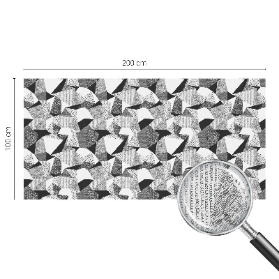 Dekorativna folija za steklo vitraž Geometrijske figure