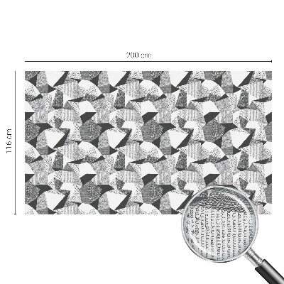 Dekorativna folija za steklo vitraž Geometrijske figure