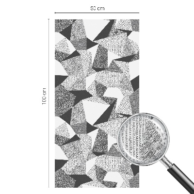 Dekorativna folija za steklo vitraž Geometrijske figure
