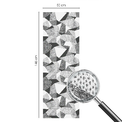 Dekorativna folija za steklo vitraž Geometrijske figure