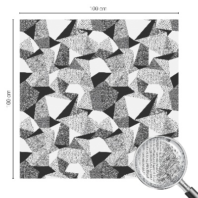 Dekorativna folija za steklo vitraž Geometrijske figure