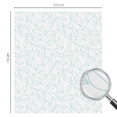 Okenska folija za zaščito pred pogledi Nežni listi