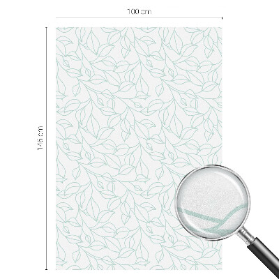 Okenska folija za zaščito pred pogledi Nežni listi