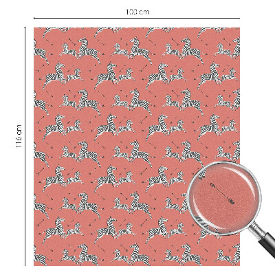 Okenska folija za zaščito pred pogledi Motiv zebre