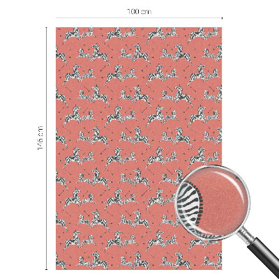 Okenska folija za zaščito pred pogledi Motiv zebre