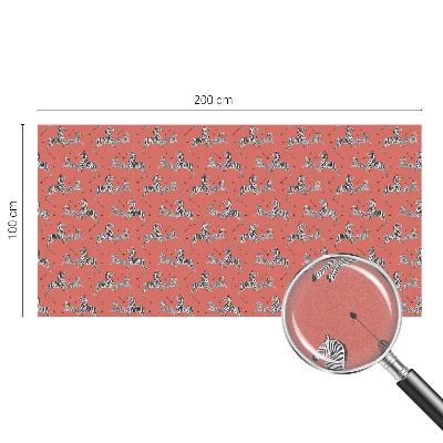 Okenska folija za zaščito pred pogledi Motiv zebre