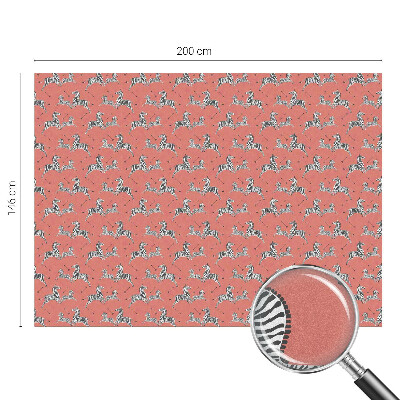 Okenska folija za zaščito pred pogledi Motiv zebre