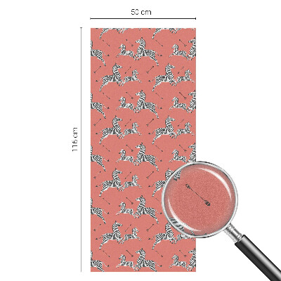 Okenska folija za zaščito pred pogledi Motiv zebre