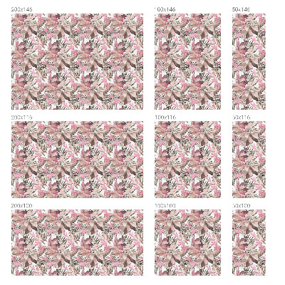 Okenska folija vitraž za zasebnost Pastelne rože