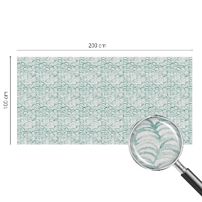 Dekorativna folija za steklo vitraž Zeleni val