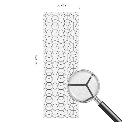 Folija za okna proti soncu Geometrijske kocke