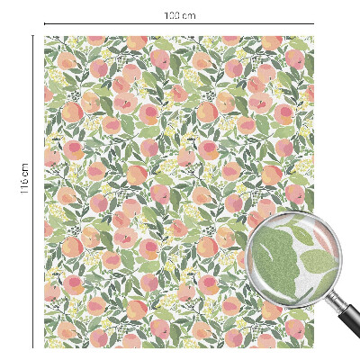 Mlečna folija za okna vitraž Vzorec sadja