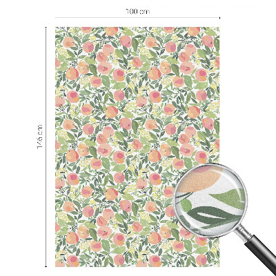 Mlečna folija za okna vitraž Vzorec sadja