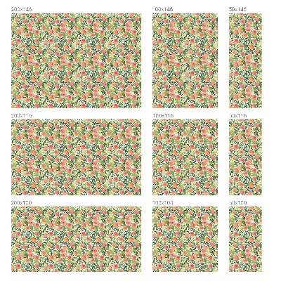 Mlečna folija za okna vitraž Vzorec sadja