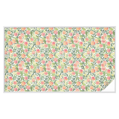 Mlečna folija za okna vitraž Vzorec sadja