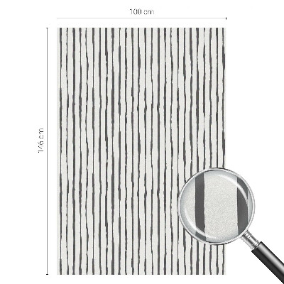 Mlečna folija za okna vitraž Navpične črte