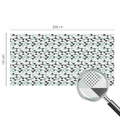 Okenska folija za zaščito pred pogledi Trikotni vzorci