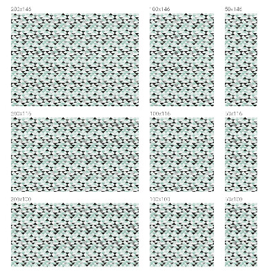 Okenska folija za zaščito pred pogledi Trikotni vzorci