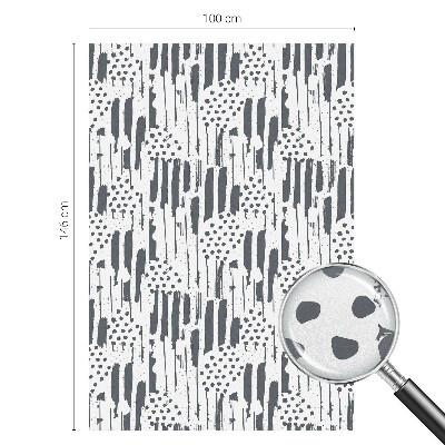 Folija za okna proti soncu Črte in pike