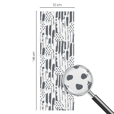 Folija za okna proti soncu Črte in pike