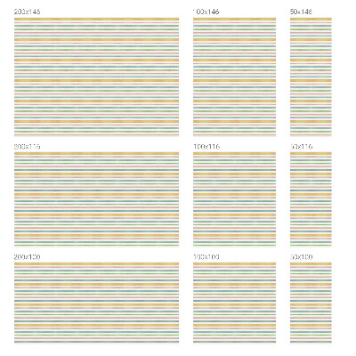 Okenska folija vitraž za zasebnost Pastelne črte