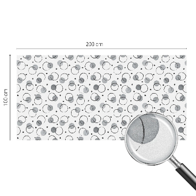 Dekorativna folija za steklo vitraž Siva kolesa