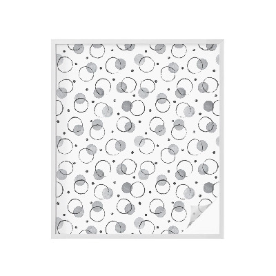 Dekorativna folija za steklo vitraž Siva kolesa