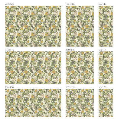 Mlečna folija za okna vitraž Tropska tema