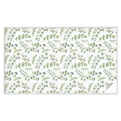 Okenska folija vitraž za zasebnost Botanični listi