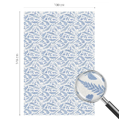 Dekorativna folija za steklo vitraž Listi praproti