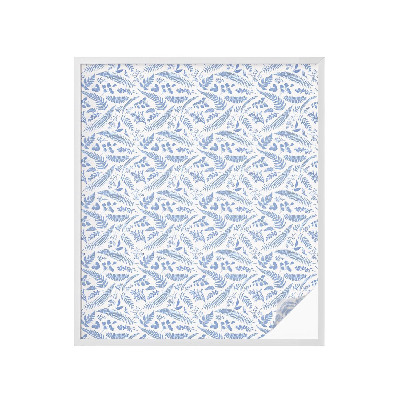 Dekorativna folija za steklo vitraž Listi praproti