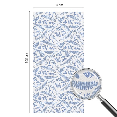 Dekorativna folija za steklo vitraž Listi praproti