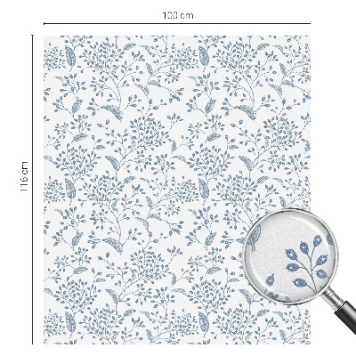 Okenska folija za zaščito pred pogledi Rastlinski motiv