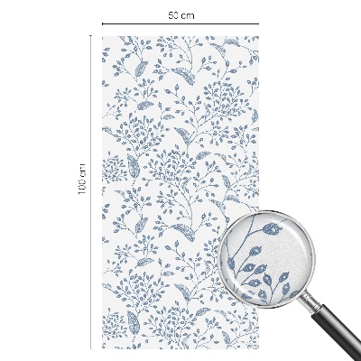 Okenska folija za zaščito pred pogledi Rastlinski motiv