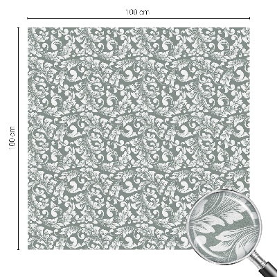 Folija za okna proti soncu Listnata eleganca