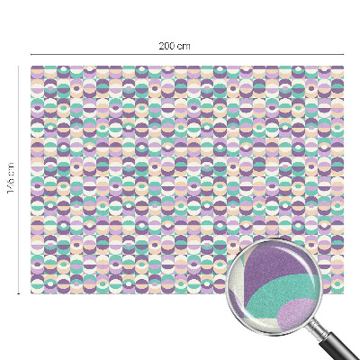 Okenska folija vitraž za zasebnost Barviti vzorci