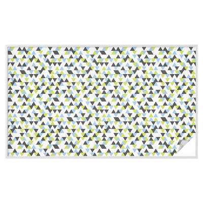 Mlečna folija za okna vitraž Geometrijski trikotniki