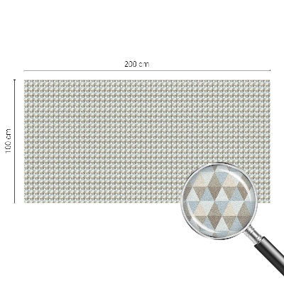 Folija za okna proti soncu Geometrijski trikotniki