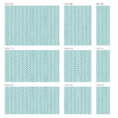 Okenska folija za zaščito pred pogledi Ovalna simetrija