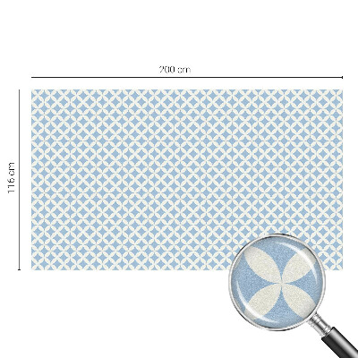 Mlečna folija za okna vitraž Geometrijska eleganca